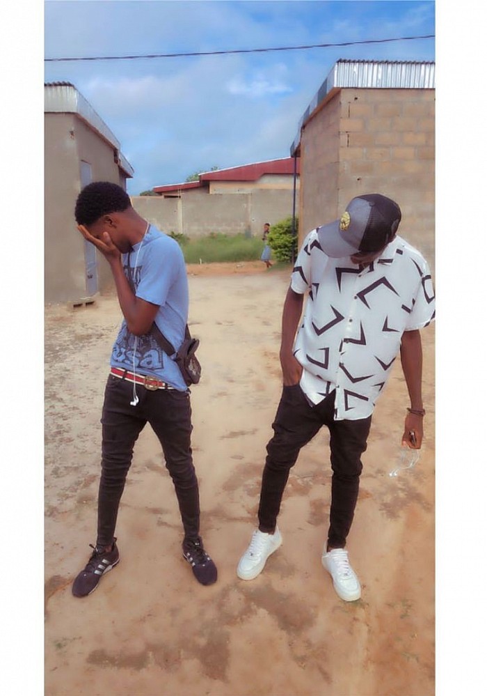 Avec le modèl styliste Christ Eliezer ❤️💚🤞